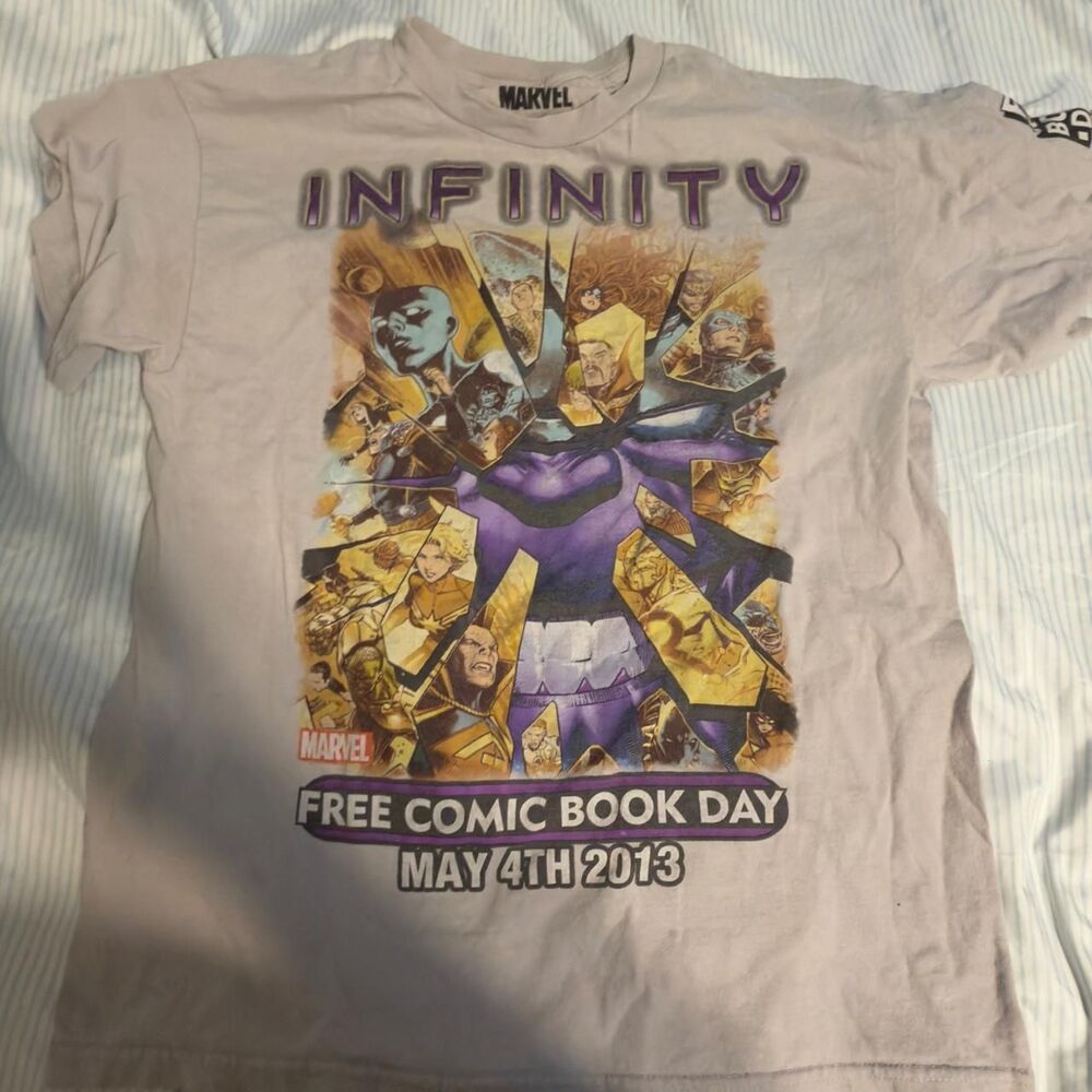 Marvel Infinity Free Comic Book Day Graphic T-Shirt Size L #marvel #comic